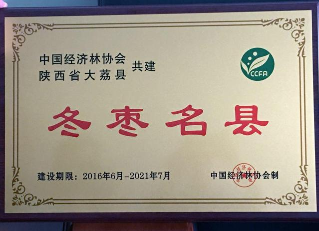 大荔縣獲冬棗名縣稱號(hào)